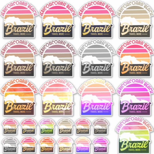 Jericoacoara Beach Brazilië Sticker (Voorkant)