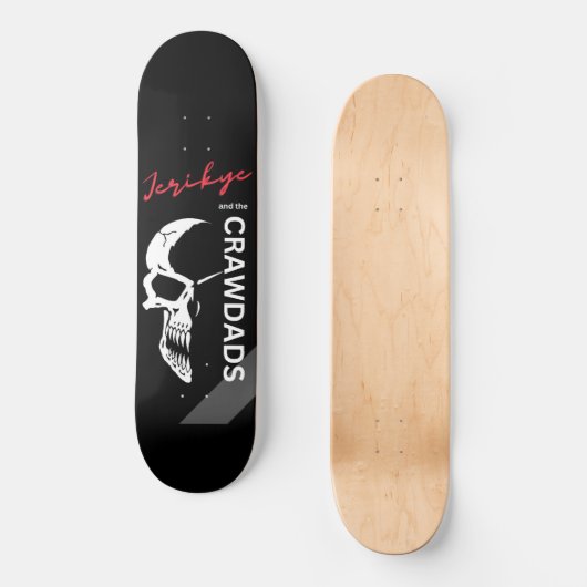 Jerikye en de Crawdads Skateboard Deck (Voorkant)