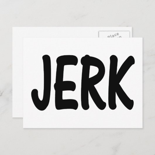 Jerk Briefkaart (Voorkant / Achterkant)