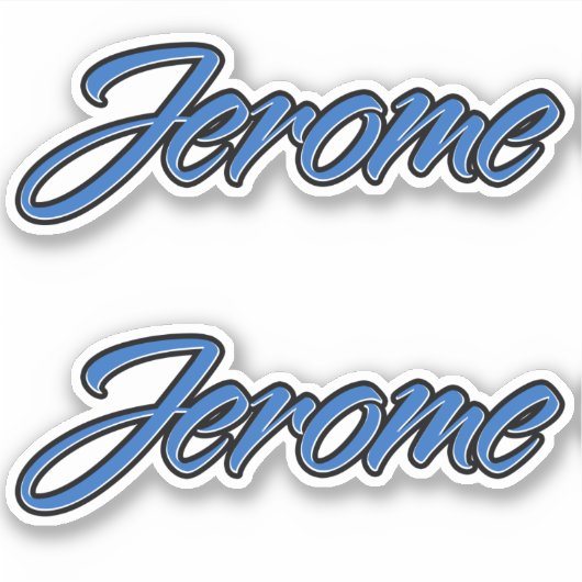 Jerome Blue Autocollants Autocollants (Devant)