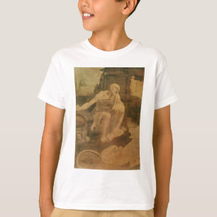 Jerome in de wilde natuur door Leonardo Da Vinci T-shirt