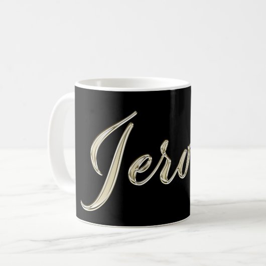 Jerome Name whitegold Tasse Teetasse (Devant gauche)