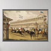 Jerome Park 1868 Poster vintage (Devant)