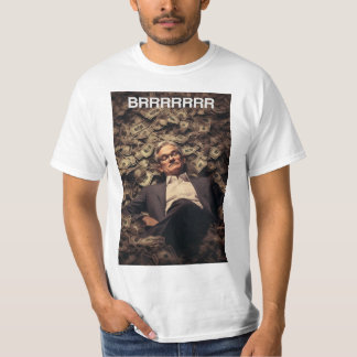 Jerome Powell: Brrrrrr - Kunstwerk op Wall Street T-shirt