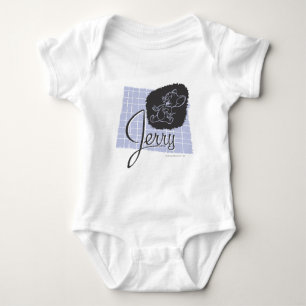 Jerry Black en Blue Script Romper
