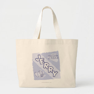 Jerry Blue Cheese Logo Grote Tote Bag
