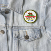Jerry BROWN 2010 Button (In situ)
