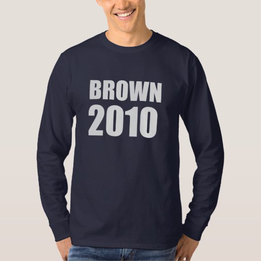 JERRY BROWN-verkiezingsgear T-shirt (Voorkant)