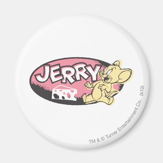 Jerry Cheese Logo Magneet (Voorkant)