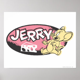 Jerry Cheese Logo Poster