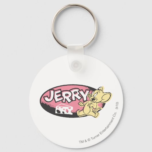 Jerry Cheese Logo Sleutelhanger (Voorkant)