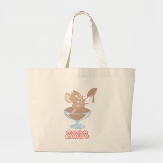 Jerry Chocolate Mouse Grote Tote Bag (Voorkant)