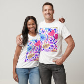 Jerry en bloem T-shirt ontwerp (Unisex)