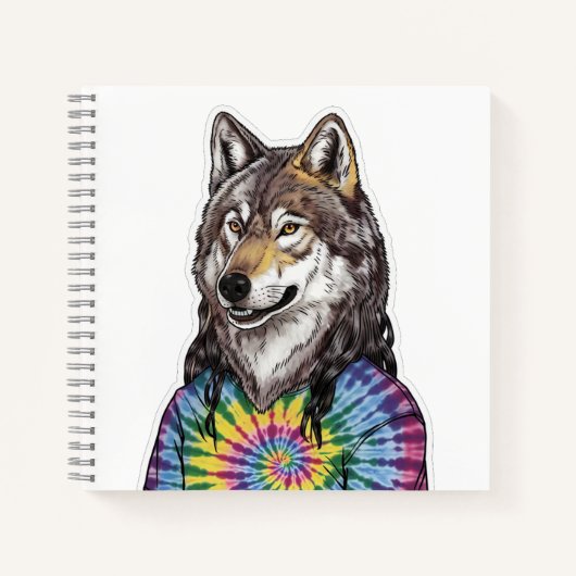 Jerry Garcia wolf Notitieboek (Voorkant)
