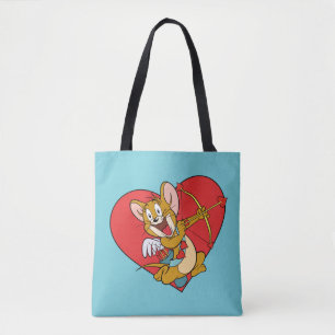 Jerry Mouse Gedprezen als Valentijn Cupid Draagtas