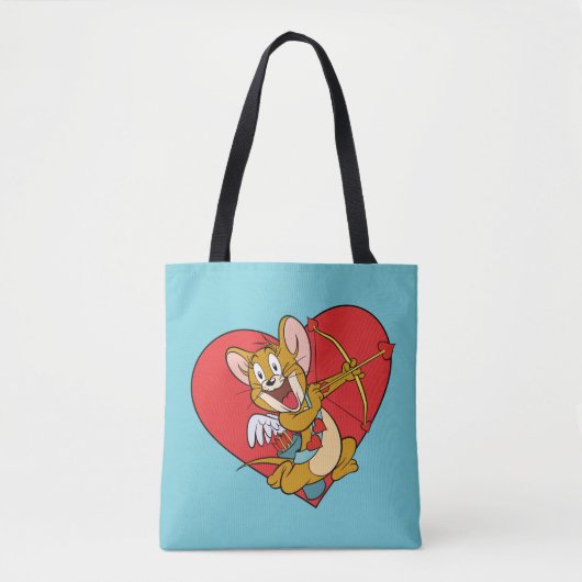 Jerry Mouse Gedprezen als Valentijn Cupid Draagtas (Voorkant)