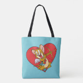 Jerry Mouse Gedprezen als Valentijn Cupid Draagtas (Achterkant)