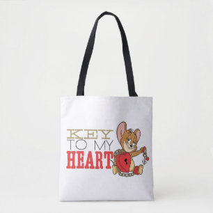 Jerry Mouse "Key to My Heart"-Valentijn Draagtas