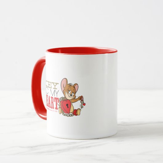 Jerry Mouse "Key to My Heart"-Valentijn Mok (Voorkant links)