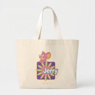 Jerry Neon Mouse Grote Tote Bag