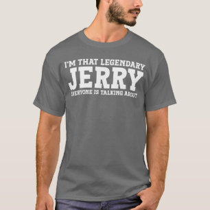 Jerry Persoonlijke Naam Grappige Jerry cadeau jong T-shirt