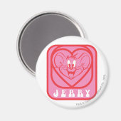 Jerry Pink Hearts Magneet (Voorkant / Achterkant)