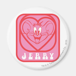 Jerry Pink Hearts Magneet