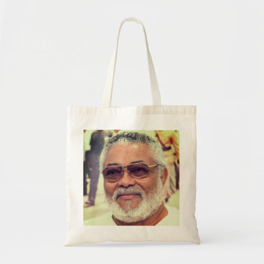 Jerry Rawlings, J.J. Rawlings, Ghanees President Tote Bag (Voorkant)