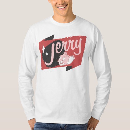 Jerry Red en Black Logo T-shirt (Voorkant)
