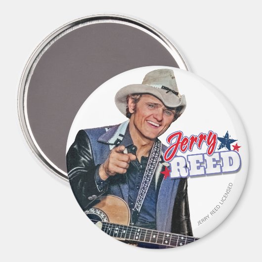 Jerry Reed Magnet Magneet (Voorkant / Achterkant)