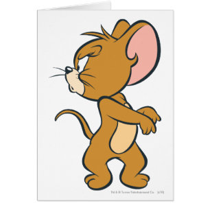 Jerry regardant de retour contrarié