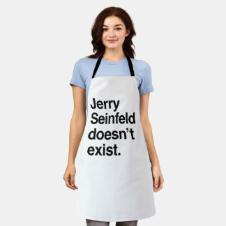 Jerry Seinfeld Bestaat Niet – Satirische Politiek Schort