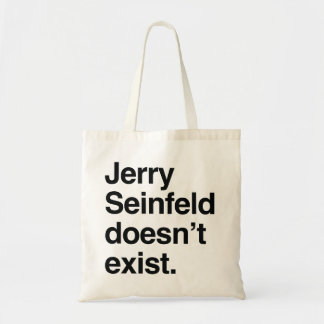 Jerry Seinfeld Bestaat Niet – Satirische Politiek Tote Bag