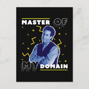Jerry Seinfeld   Master of My Domain Briefkaart