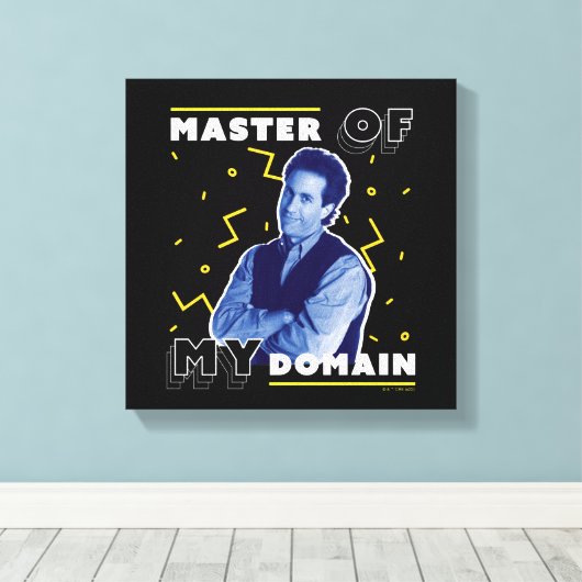 Jerry Seinfeld | Master of My Domain Canvas Afdruk (Insitu (Houten vloer))