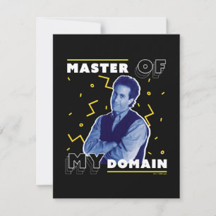 Jerry Seinfeld   Master of My Domain Notitiekaartje