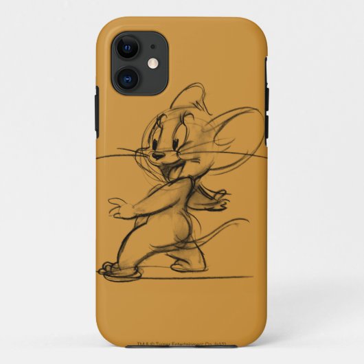 Jerry Side Sketch Case-Mate iPhone Case (Achterkant)