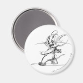 Jerry Side Sketch Magneet (Voorkant / Achterkant)