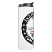 Jerry Skateboarding - klaar om te rijden Thermosbeker (Gedraaid links)