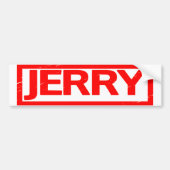Jerry Stamp Bumpersticker (Voorkant)