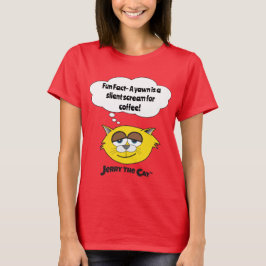 Jerry The Cat Vrouwen T-shirt "Leuk weetje"