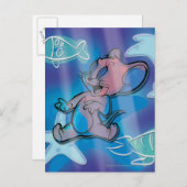 Jerry Trippy Fish Briefkaart (Voorkant / Achterkant)