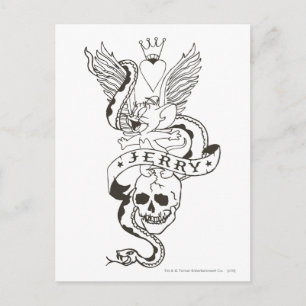 Jerry Twisted Tattoo 1 Briefkaart