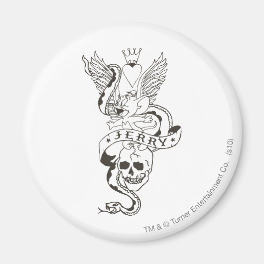 Jerry Twisted Tattoo 1 Magneet (Voorkant)