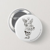 Jerry Twisted Tattoo 1 Ronde Button 5,7 Cm (Voorkant /achterkant)