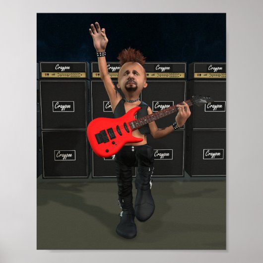 Jerry van de Punksters. Poster (Voorkant)
