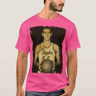 Jerry West ontwerp van basketbal T-shirt