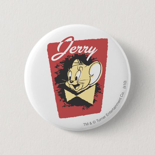 Jerry Yellow Botiw Logo Ronde Button 5,7 Cm (Voorkant)