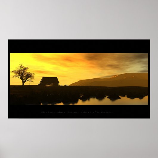 Jerry's Cabin Poster (Voorkant)