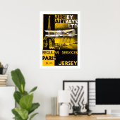 Jersey Airways Poster (Thuiskantoor)